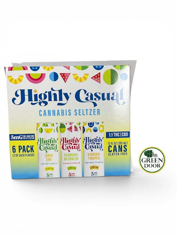 Highly Casual - Seltzer - 5mg 6pk