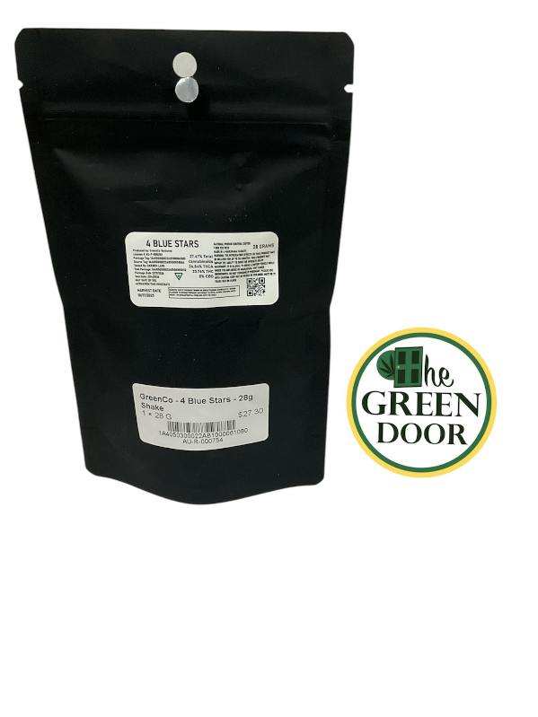 GreenCo - 4 Blue Stars - 28g Shake Bag