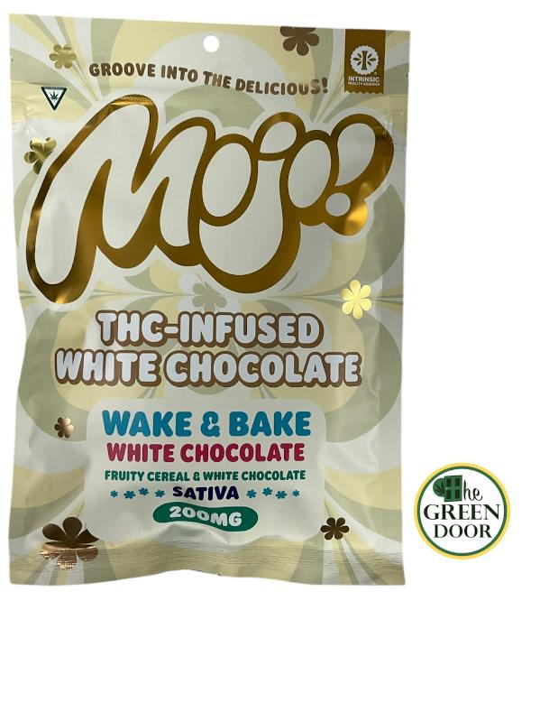 Mojo - Wake and Bake White Chocolate - 200mg Chocolates