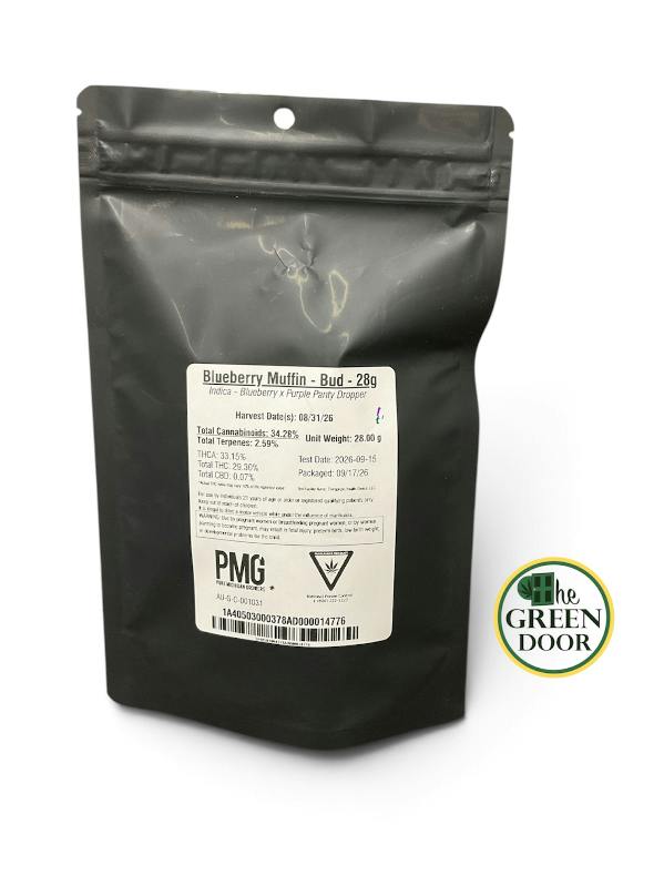 PMG - Blueberry Muffin - 34.28% - 28g Ounce Bag
