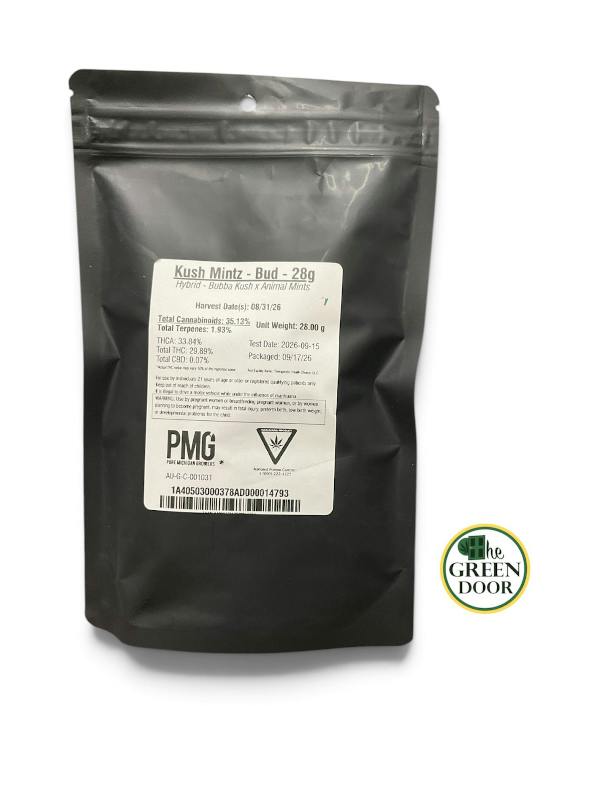 PMG - Kush Mintz - 35.13% - 28g Ounce Bag
