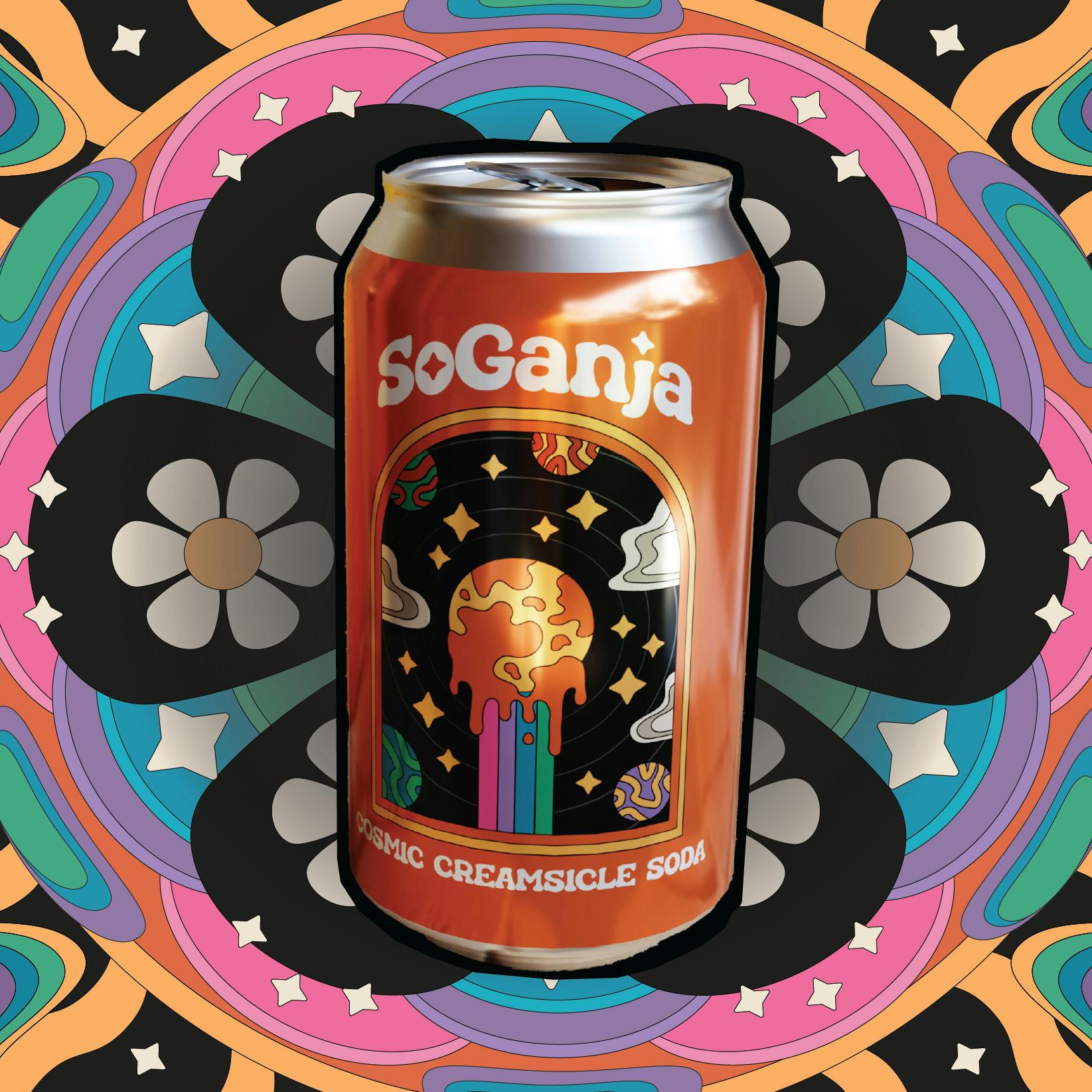 SoGanja | Soda | Cosmic Creamsicle 100mg