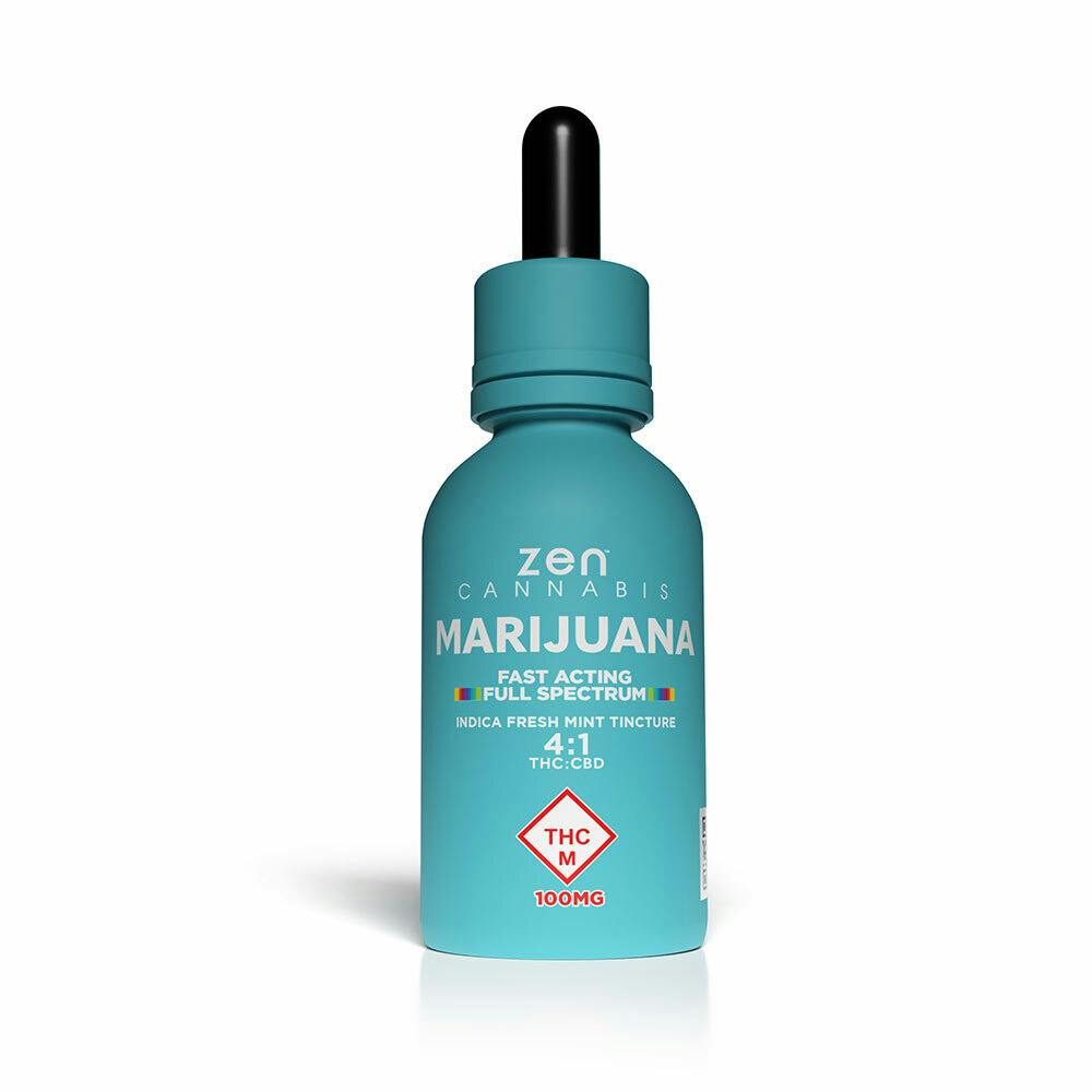 Zen | Tincture | Indica Fresh Mint 4:1 100mg