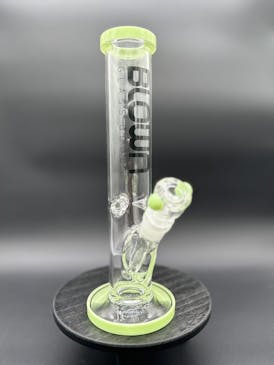 BLOWN 12" Slime Green Straight Bong