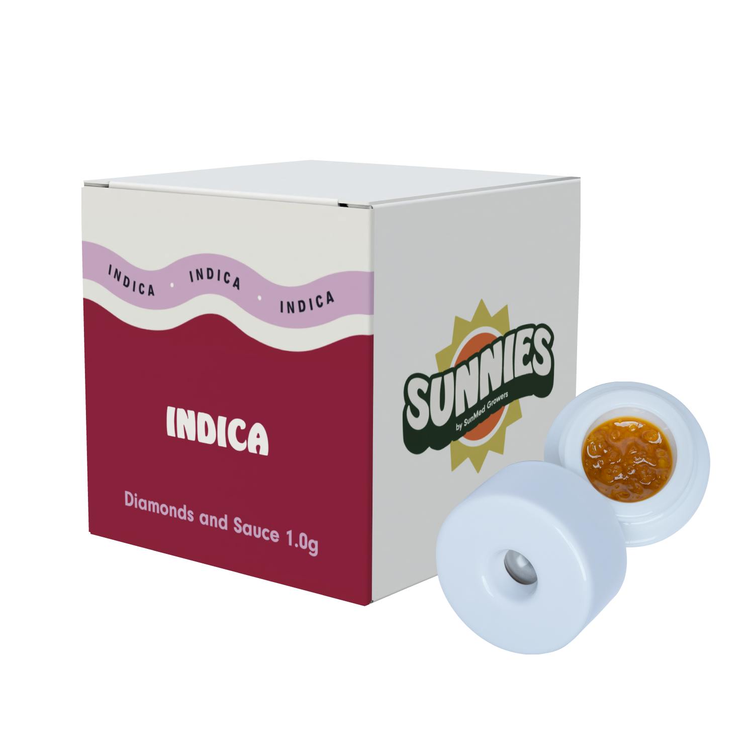 SunMed | Diamonds and Sauce - | Ice Cream Cake | 1g at Stoked Dispensary