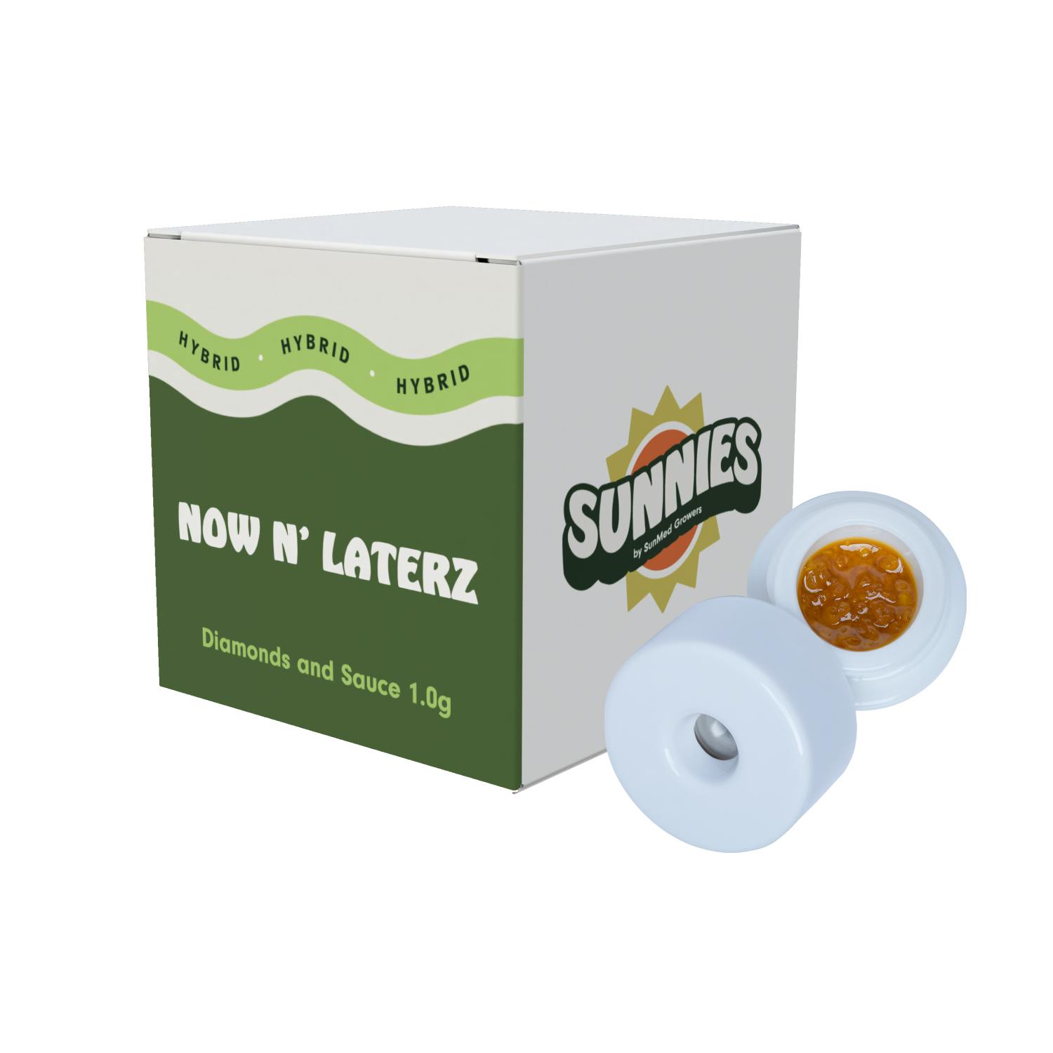 SunMed | Diamonds and Sauce - | Now N' Laterz | 1g at Stoked Dispensary