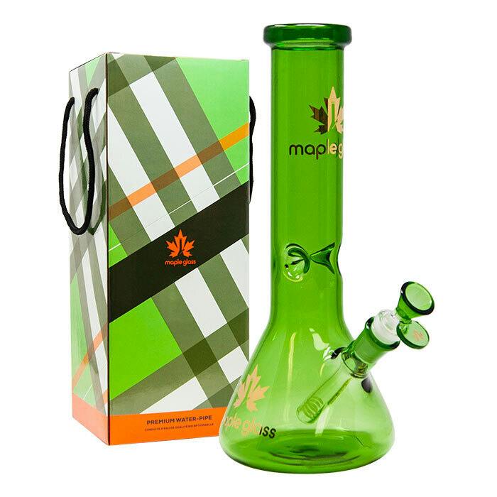 Maple Glass Assorted Color Beaker Bong 12 MG-12