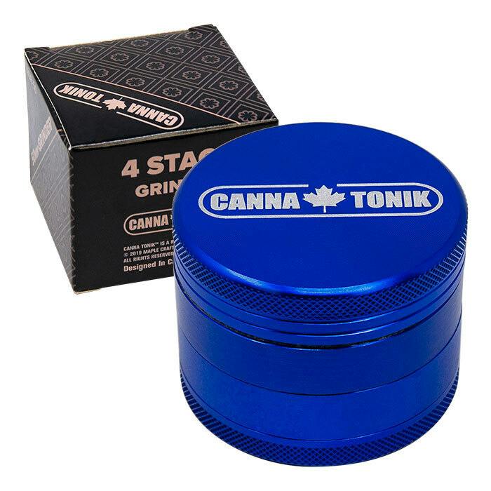 Cannatonik Anodized Aluminium Four Stage 56mm Blue Grinder