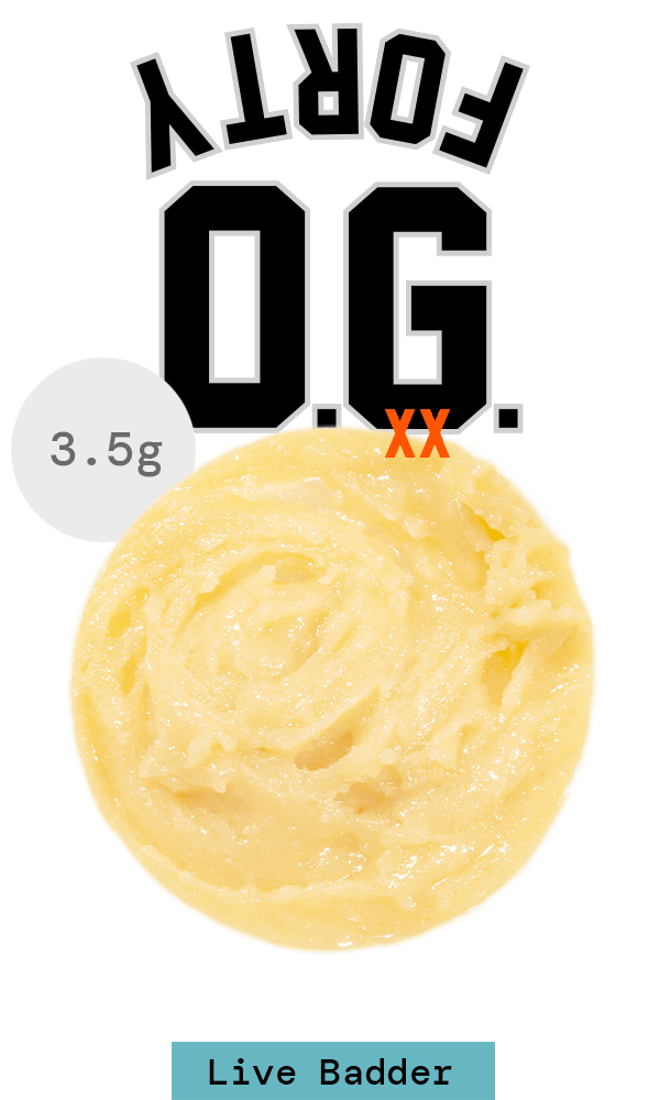 Live Resin Badder 3.5g - 40 OG
