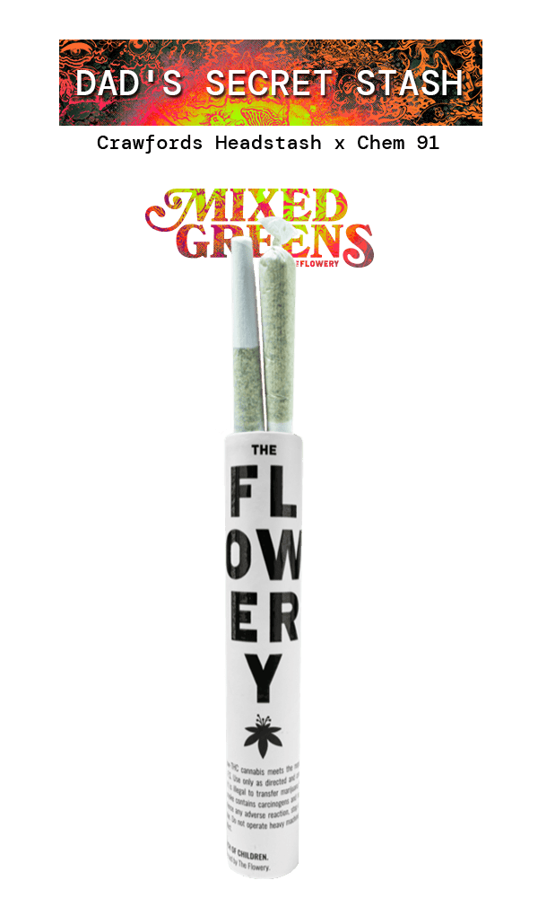 Dad's Secret Stash Whole Flower Prerolls 2x0.5g