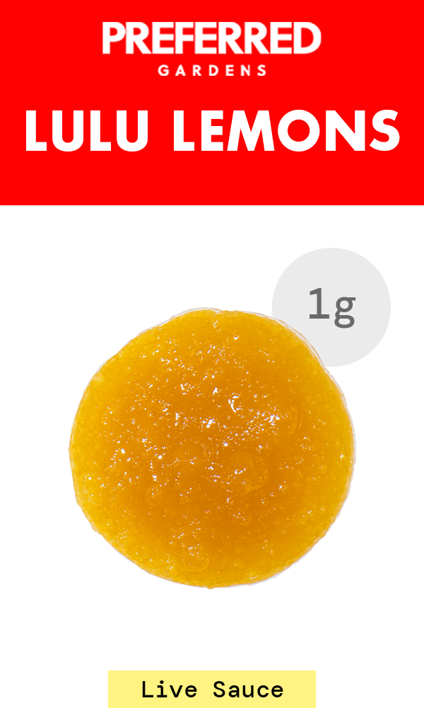 Live Resin Sauce 1G - Lulu Lemons