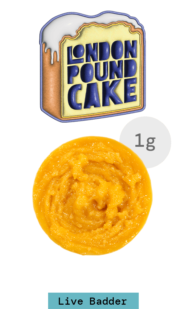 Live Resin Badder 1G - London Pound Cake