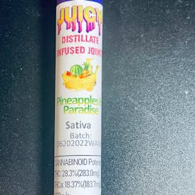 Juicy- Pineapples in Paradise Sativa Infused Joint 1g