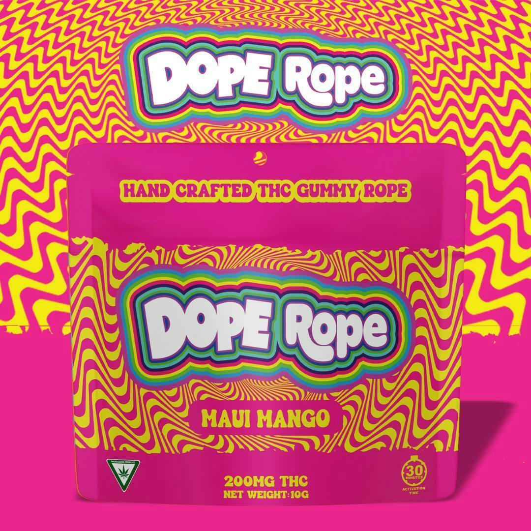 Dope Rope - 200mg Gummies - Maui Mango