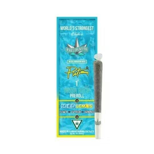 Presidential - 1g Moon Rock Infused Preroll - Iced Lemon