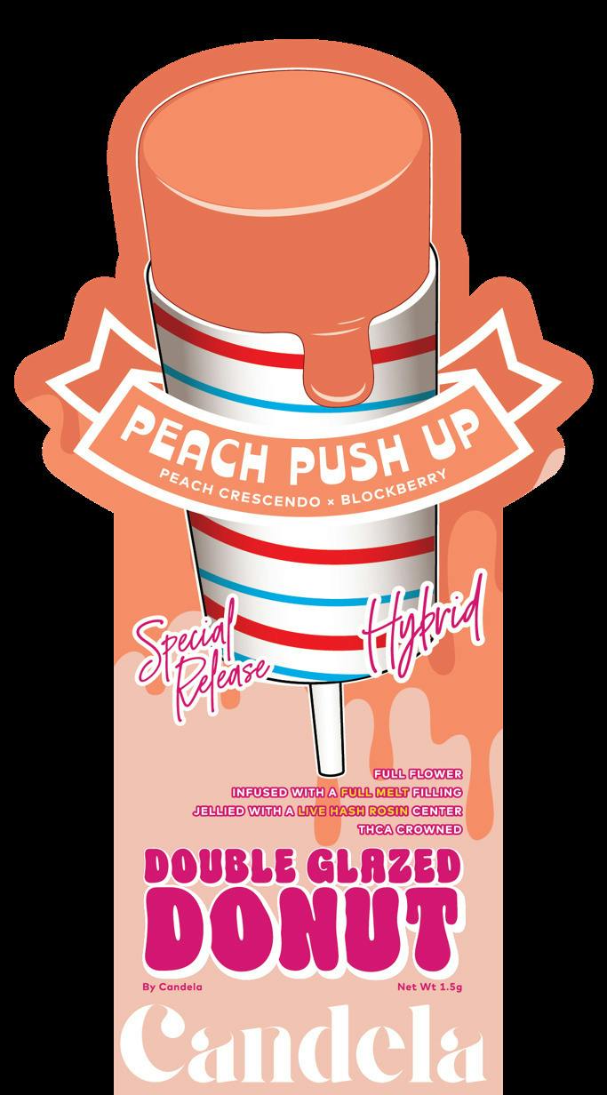 Candela - 1.5g Double Glazed Donut - Peach Push Pop