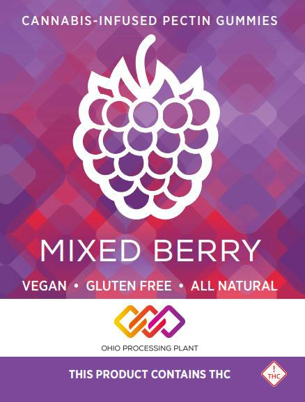 Mixed Berry Gummies 110mg (Hybrid) | Ohio Processing Plant