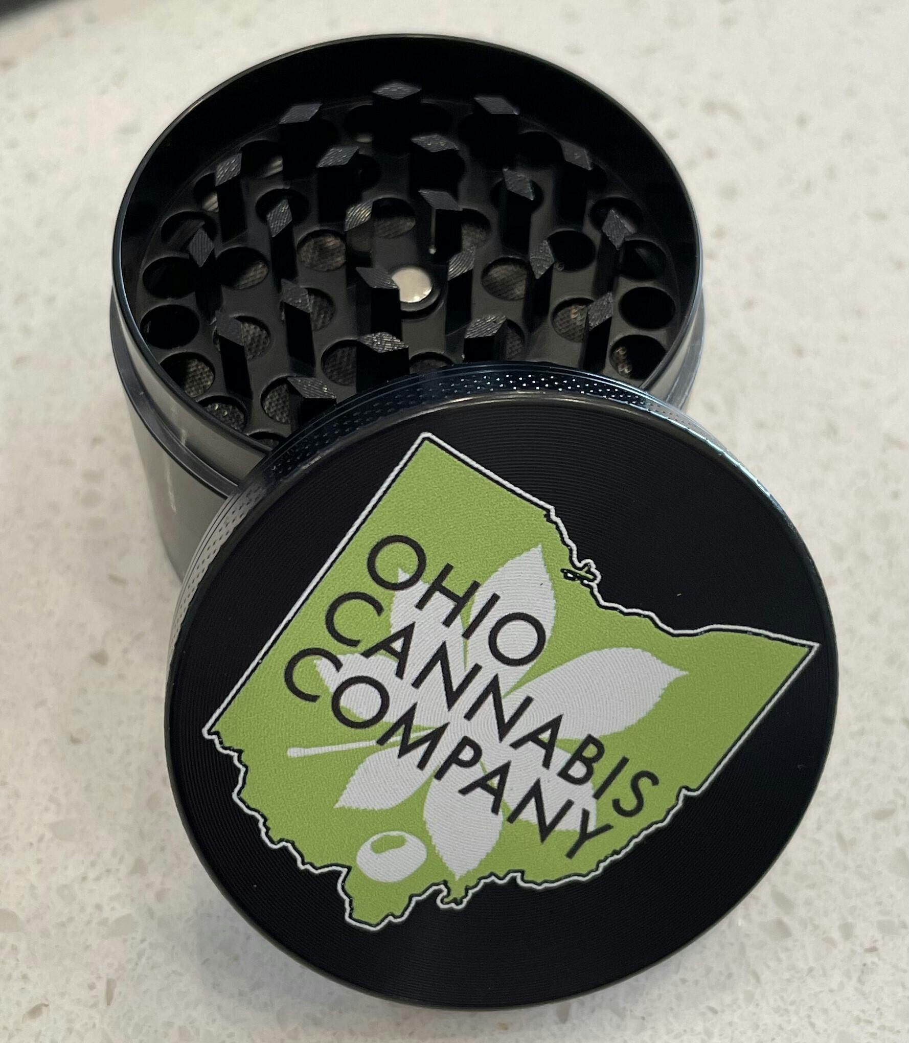 Ohio Cannabis Co. Branded 4-Piece Metal Grinder