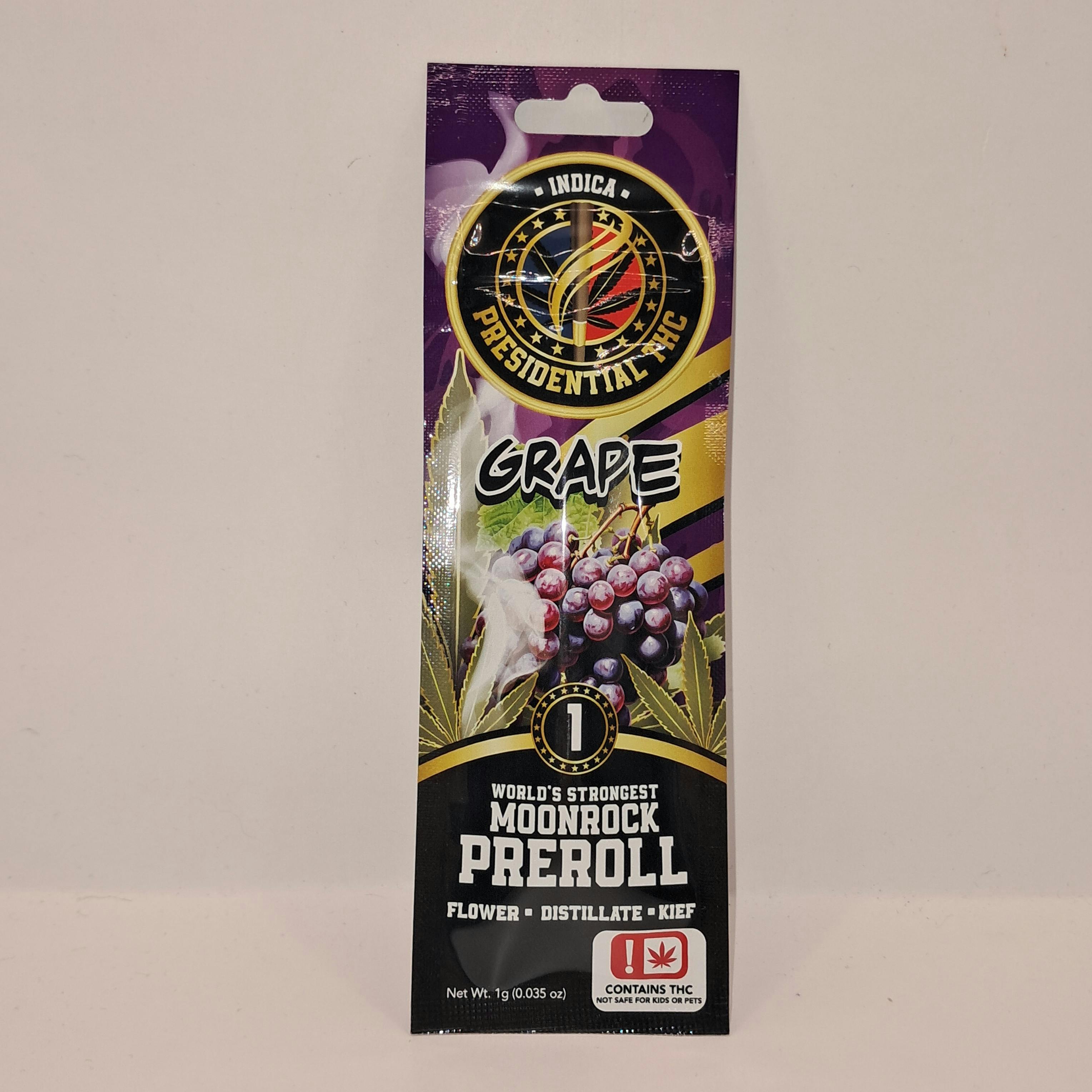 Grape | Moon Rock Preroll Infused Joint | 1g