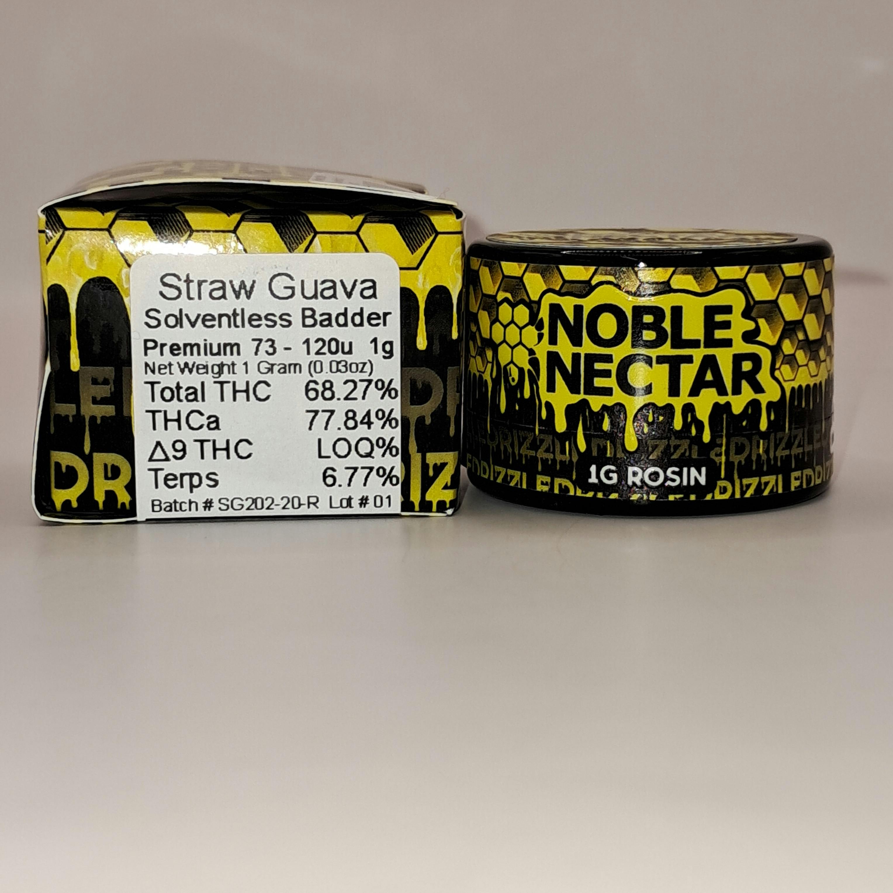 Noble Nectar | Straw Guava Live Rosin | 1g by Noble Nectar
