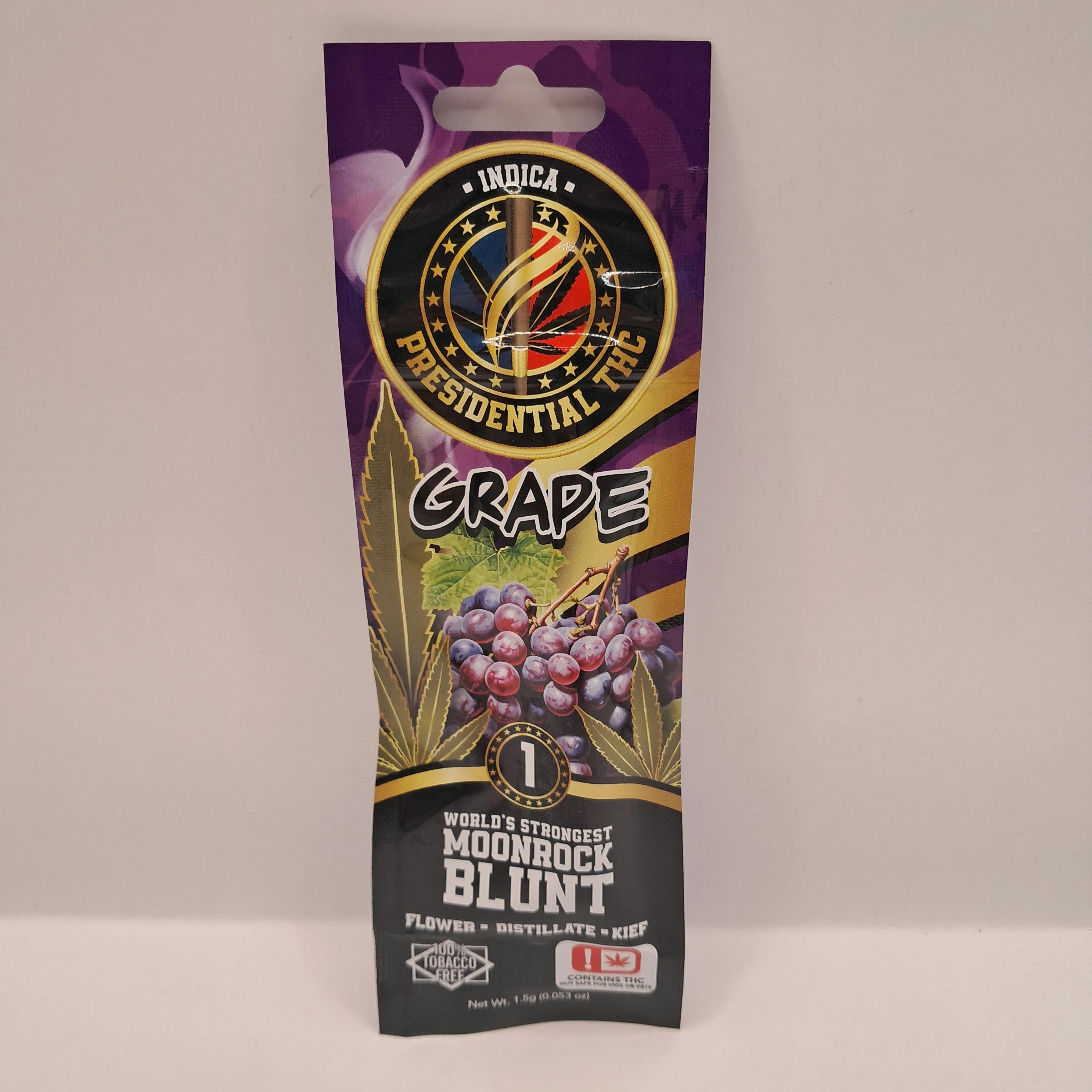 Grape | Moon Rock Infused Blunt | 1.5g by Presidential THC