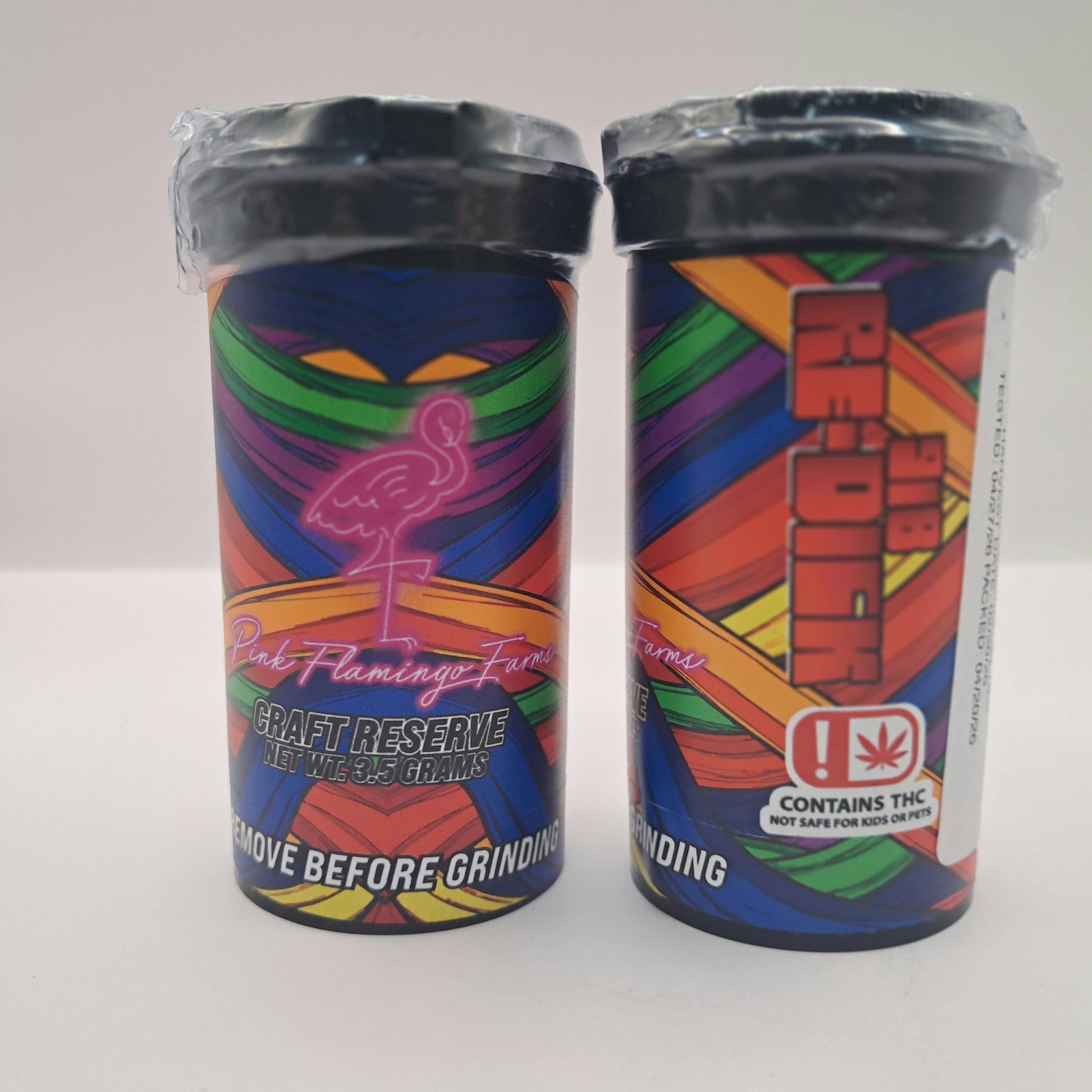 Pink Flamingo | 918 Re Dick Grinder Jar | 3.5g PrePack