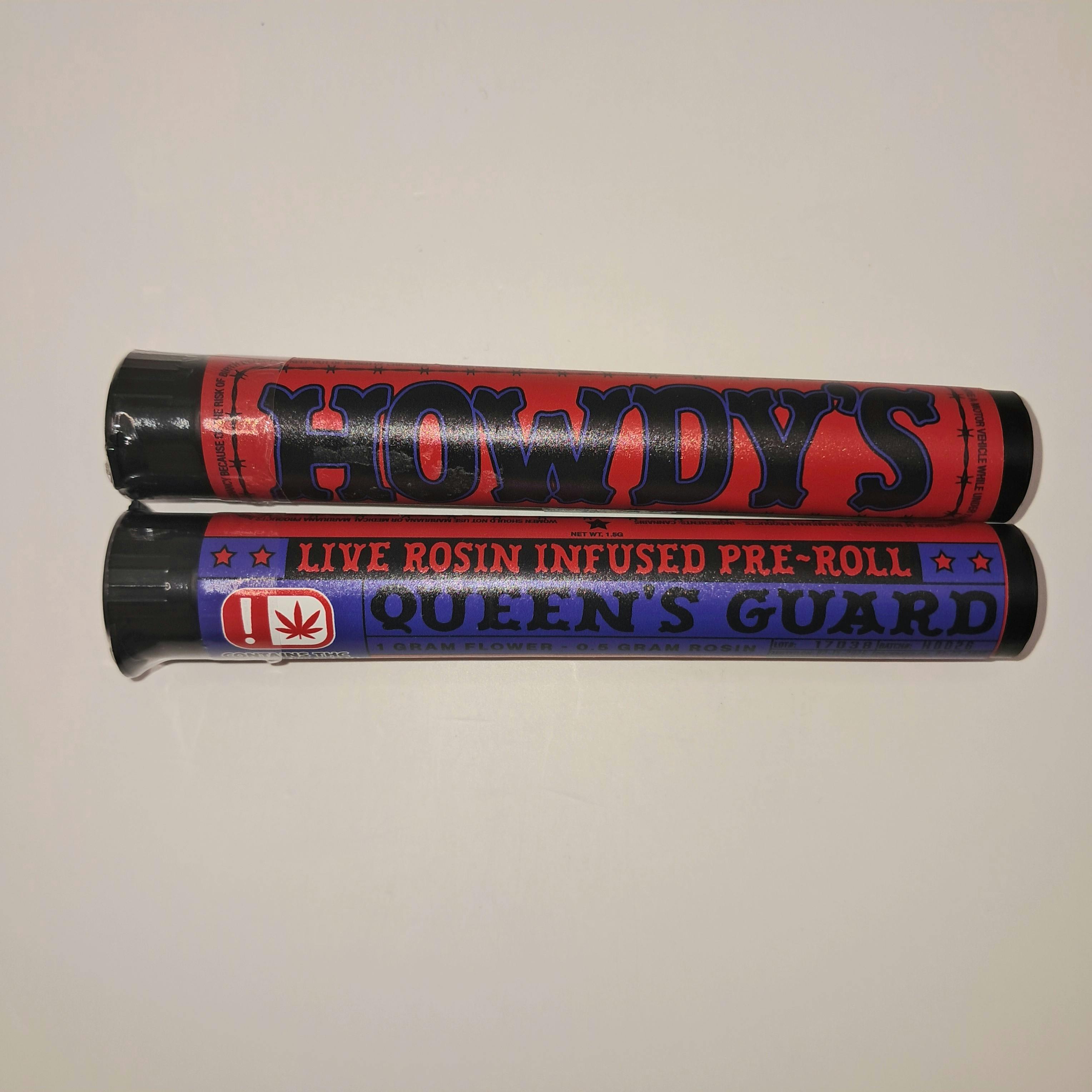 Howdy's | Queens Guard Rosin PreRoll | 1.5g by Cicada
