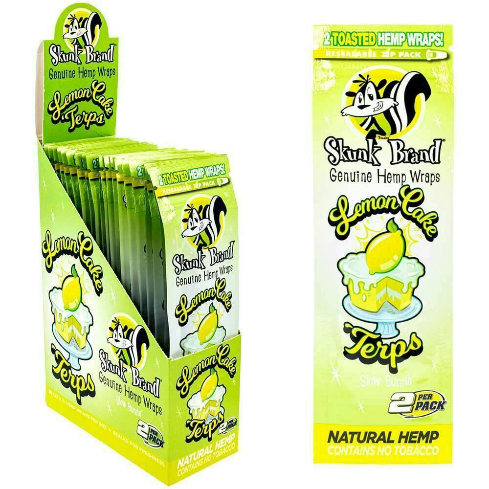 Skunk Brand Hemp Wraps Lemon Cake Wrap 2