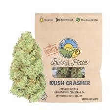 Burrs Place - Kush Crasher - 3.5g Flower - 1 gram