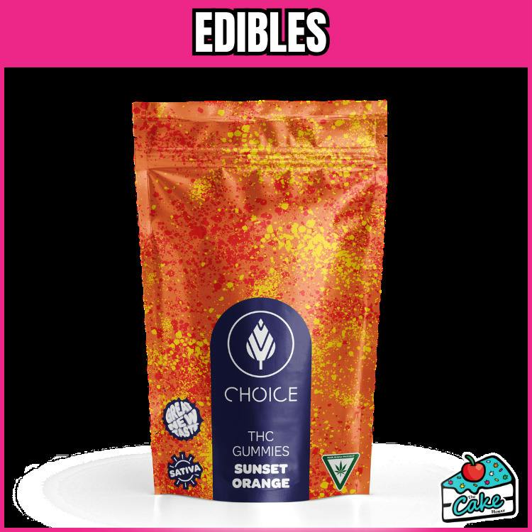Choice - 200MG Gummies - Sunset Orange