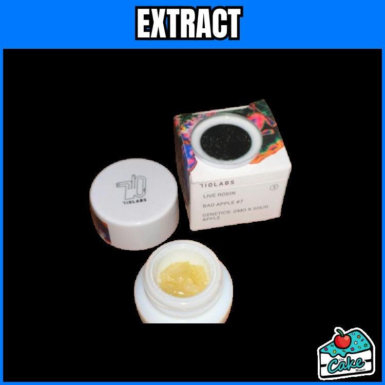 710 Labs - 1G Live Rosin Badder - Platinum Huckleberry Cookies #26 + The Sweeties #7