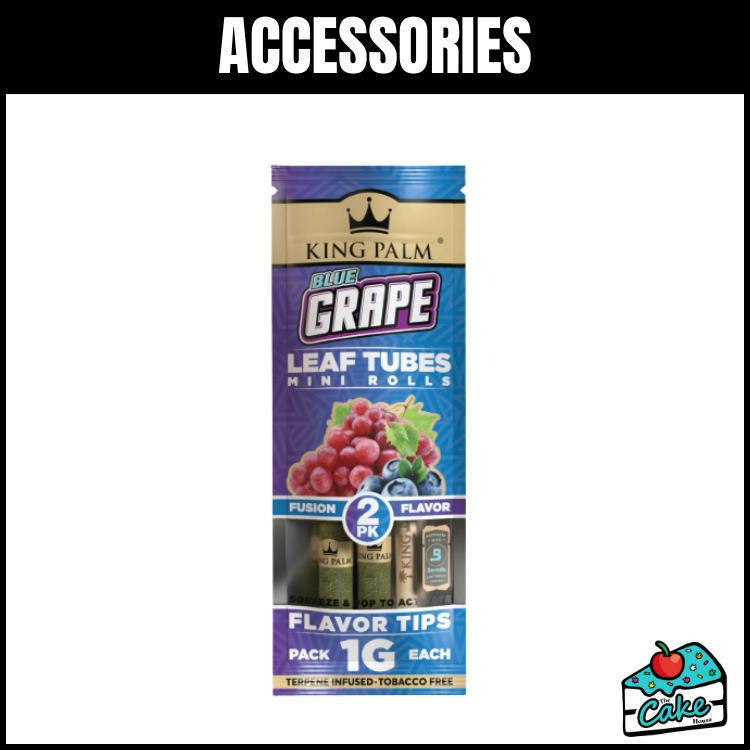 King Palm - 2 Palm Leaf Rolls - Blue Grape