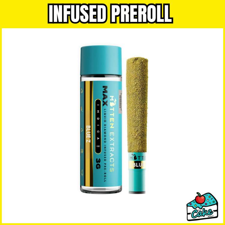 Mitten - 3g Liquid Diamond Infused Preroll - Blue Z