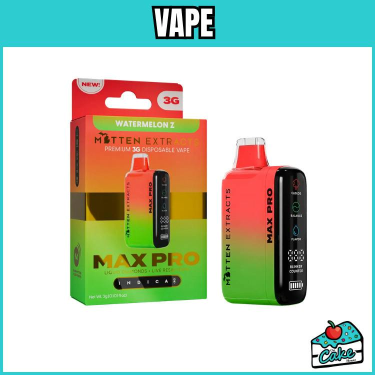 Mitten - 3g Max Pro - Live Resin/LQD Disposable - Watermelon Z