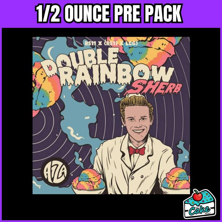 A1ZA - 14g Prepack Jar - Double Rainbow Sherb
