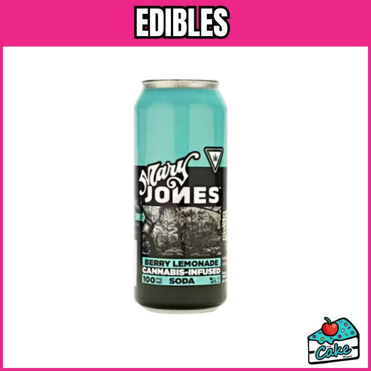 Mary Jones - 100mg Soda - Zero Sugar Berry Lemonade