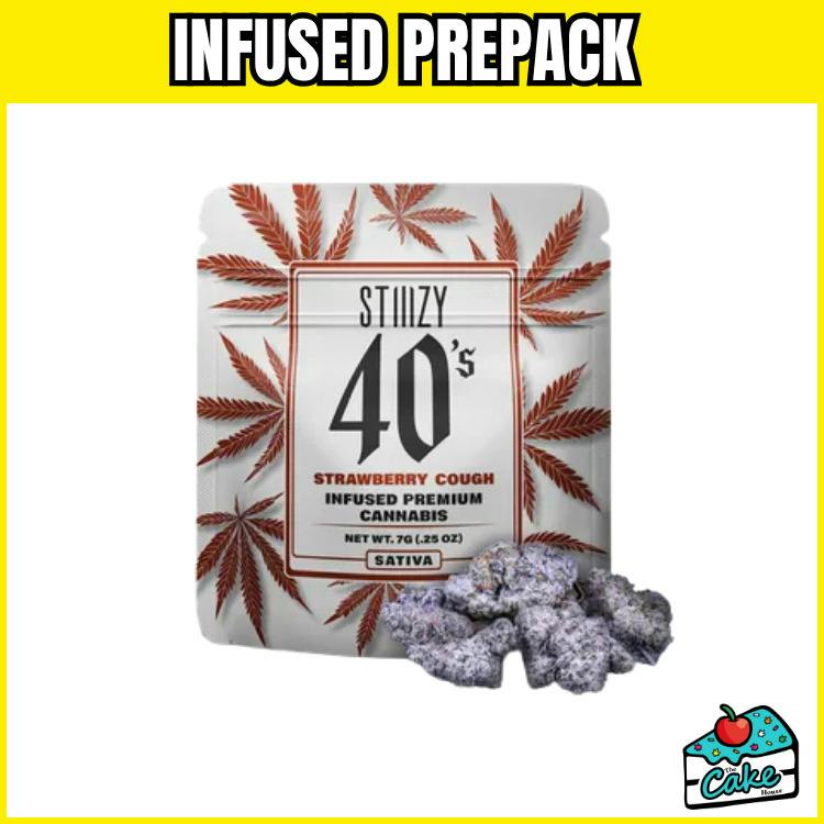 Stiiizy - 7G Infused Flower Prepack - Strawberry Cough