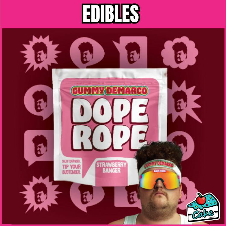 Dope Rope - 200mg Rope Gummy - Strawberry Banger