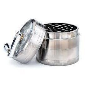 Chromium Crusher Metal 4pc Grinder w/ Handle 63mm