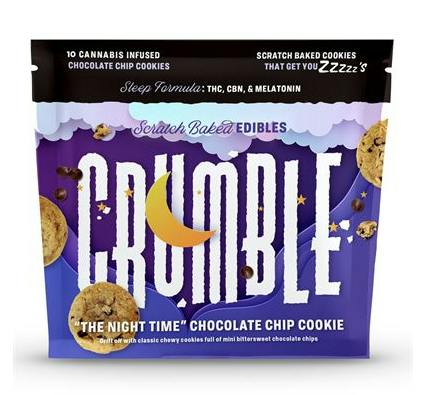 Crumble Night Time Cookies And Cream Brownie