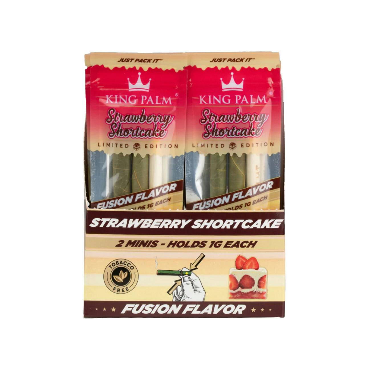 KING PALM ROLLIE MINI STRAWBERRY SHORTCAKE