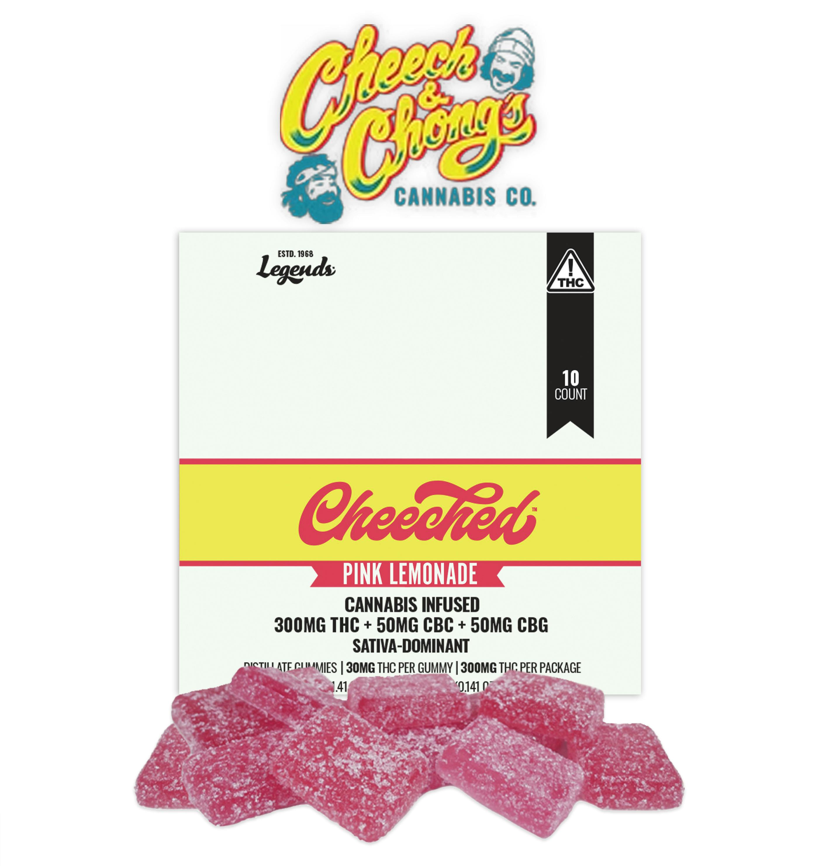Cheeched - Pink Lemonade Gummies - 350mg