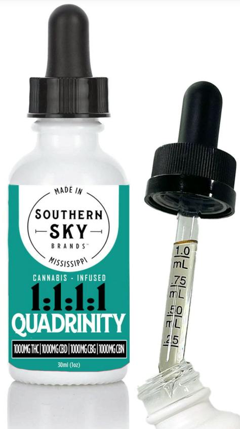Watermelon Splash Quadrinity Tincture - 1000mg