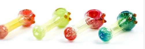 4.5" Knucklehead Fumed Hand Pipes, Assorted Colors May Vary