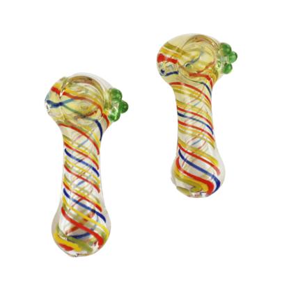 LuvBuds - 3.5" Fumed Swirl Pipes,