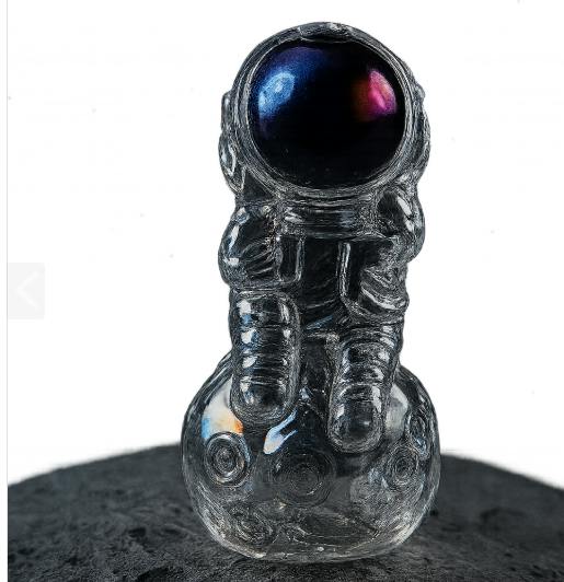 SirEEL - 4" Iridized Spaceman Pipe, Assorted Colors May Vary