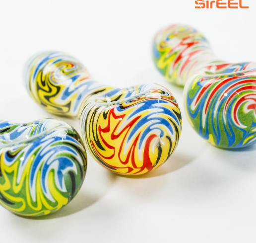 SirEEL - 4" Wig Wag Wonder Spoon Pipe, Assorted Colors May Vary