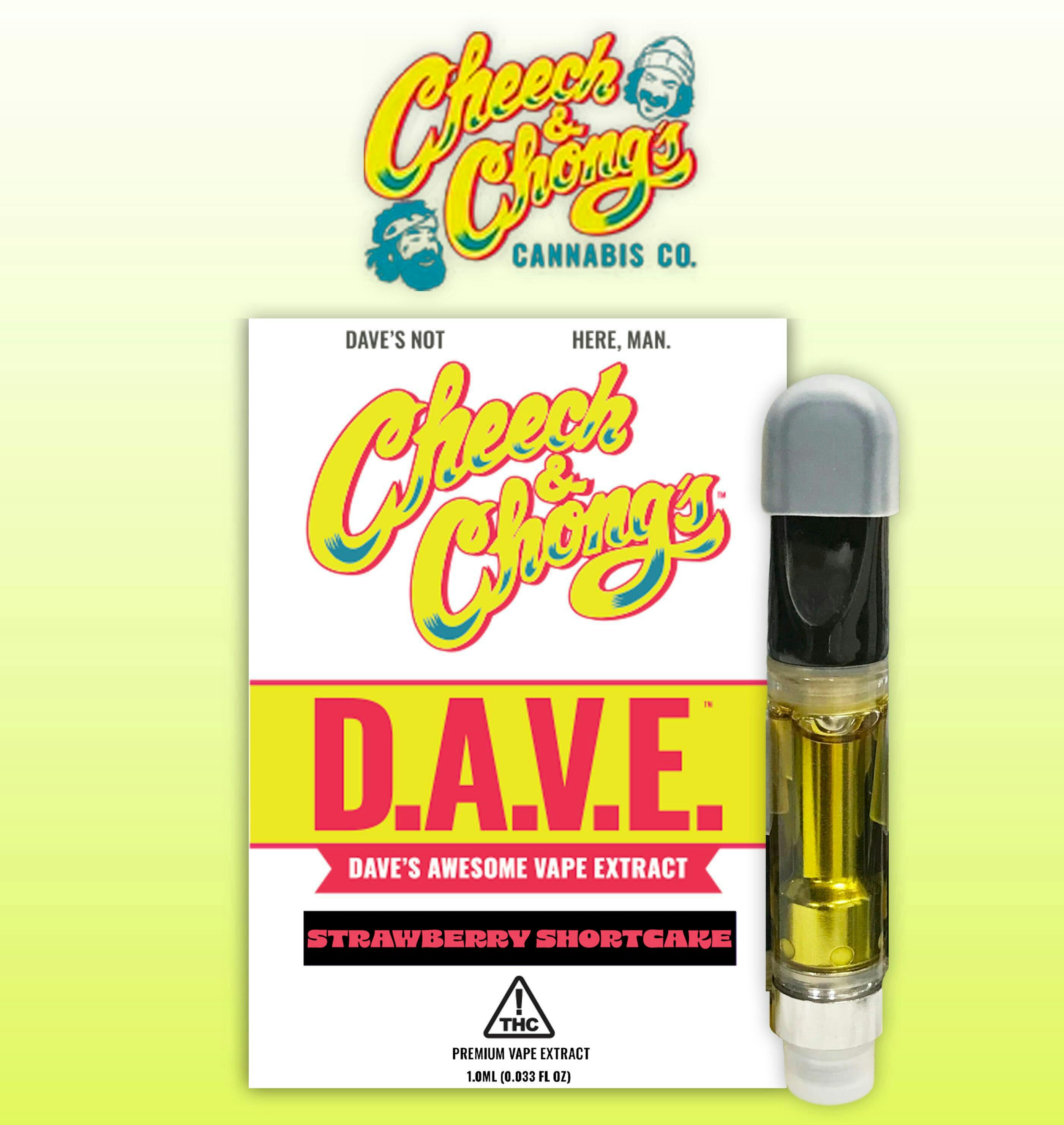 Cheech & Chong - Strawberry Shortcake THC Vape - 1g