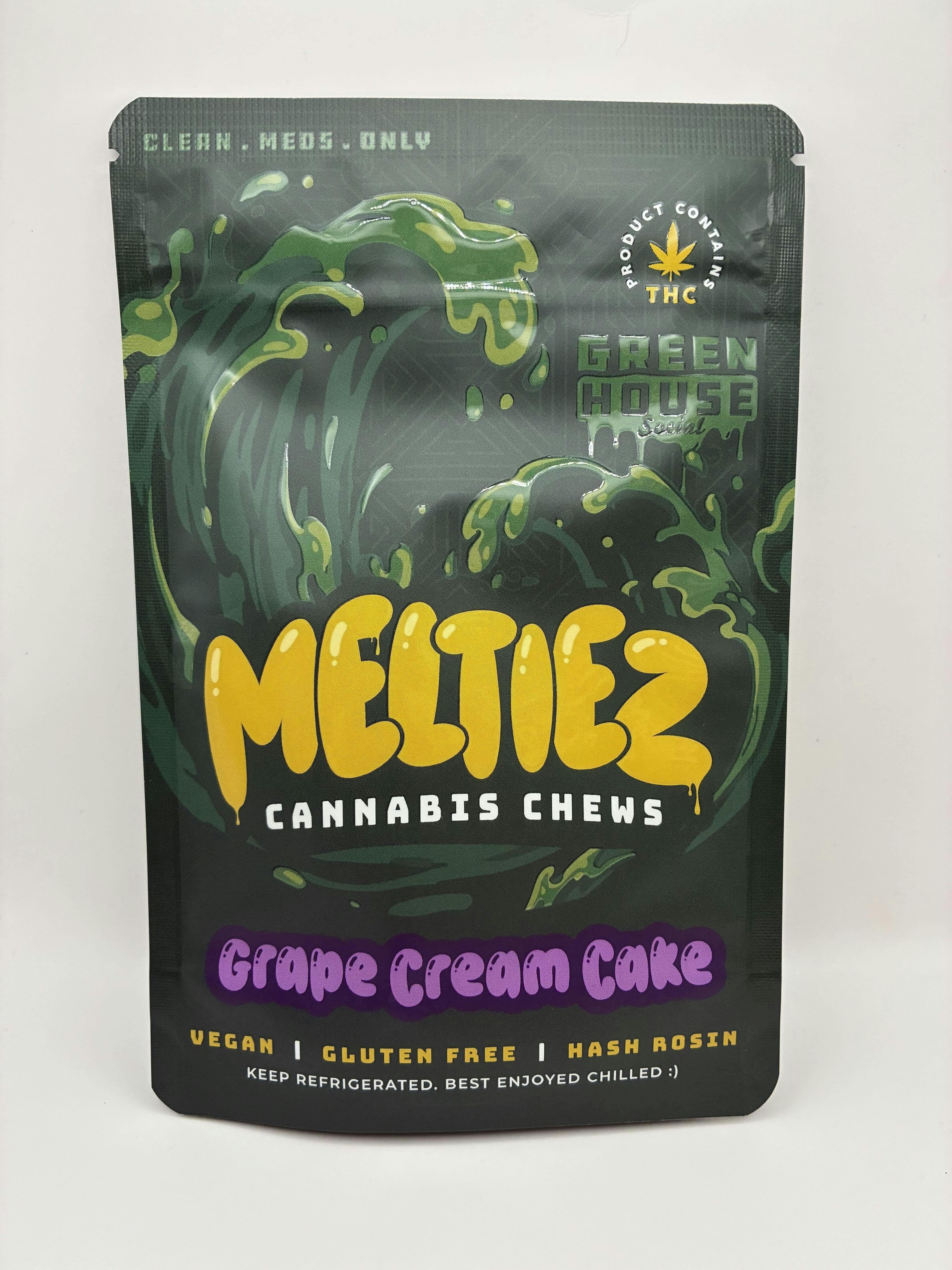 Meltiez - Grape Cream Cake - 100mg Rosin Chews