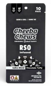 Cheeba Chews - Chocolate Taffy RSO Indica - 100mg